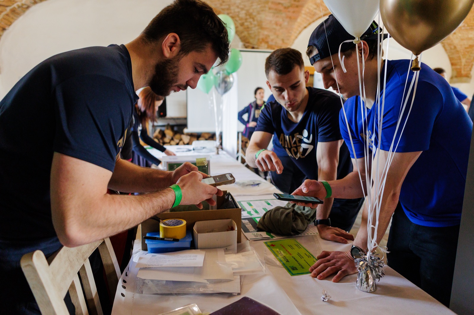 Tým Agile Race při plnění sprintu